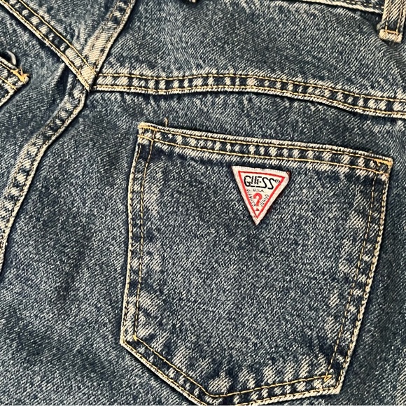 Vintage Guess denim jean skirt - Picture 3 of 7